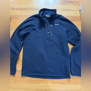 Patagonia Men's Better Sweater 1/4-Zip Fleece - Navy Blue
